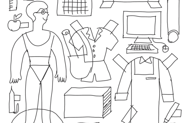 Print template in Adobe Risograph style gif