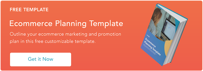 Ecommerce planning template
