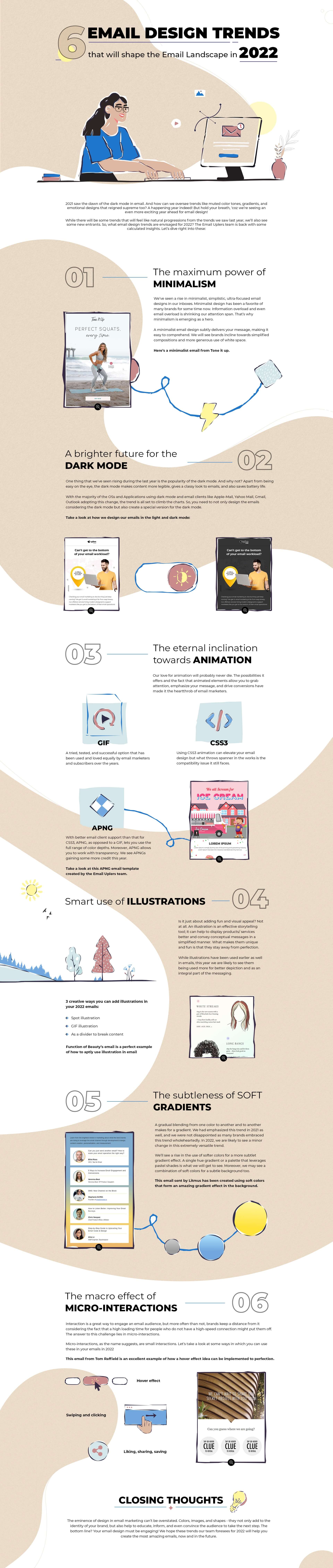 6 email design trends for 2022