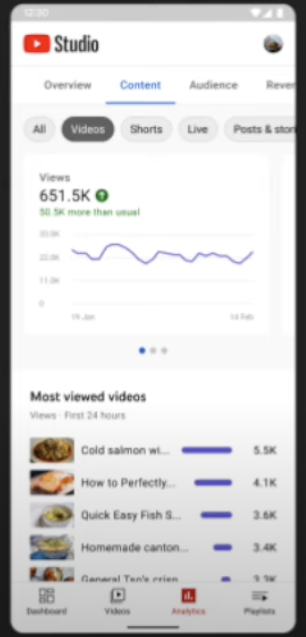 YouTube Adding More Analytics Data About Views &  revenue