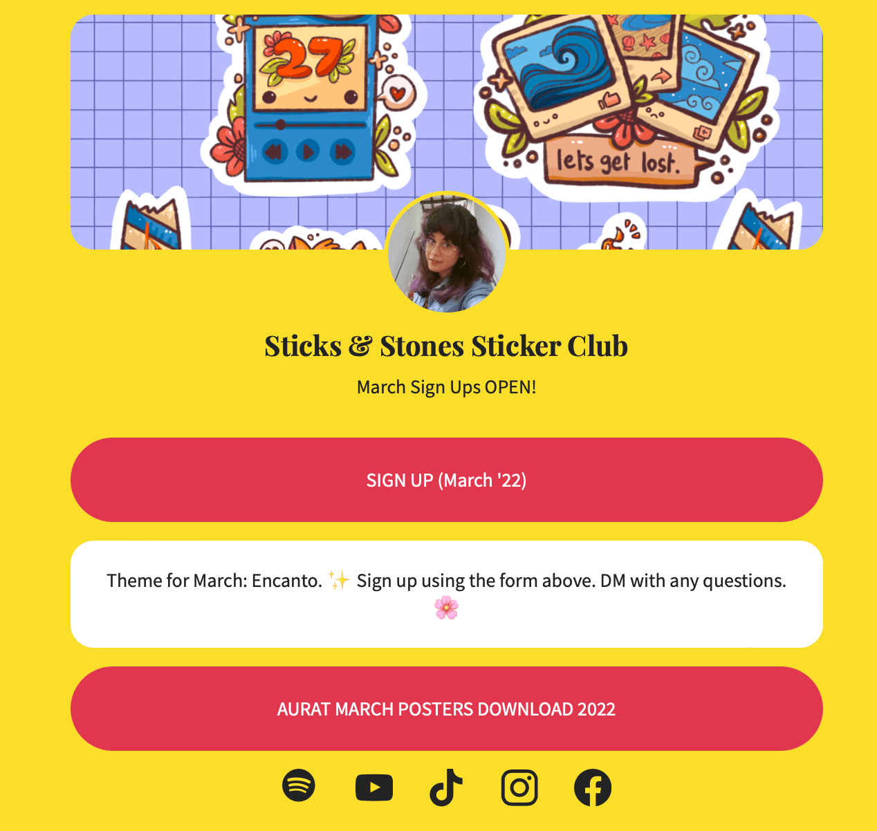 Stick & Stones Sticker Club's Home Page