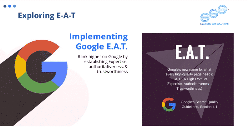 Google's EAT