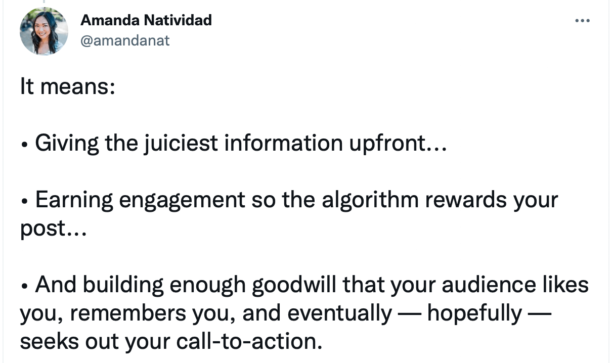 Screenshot of Amanda's Twitter thread