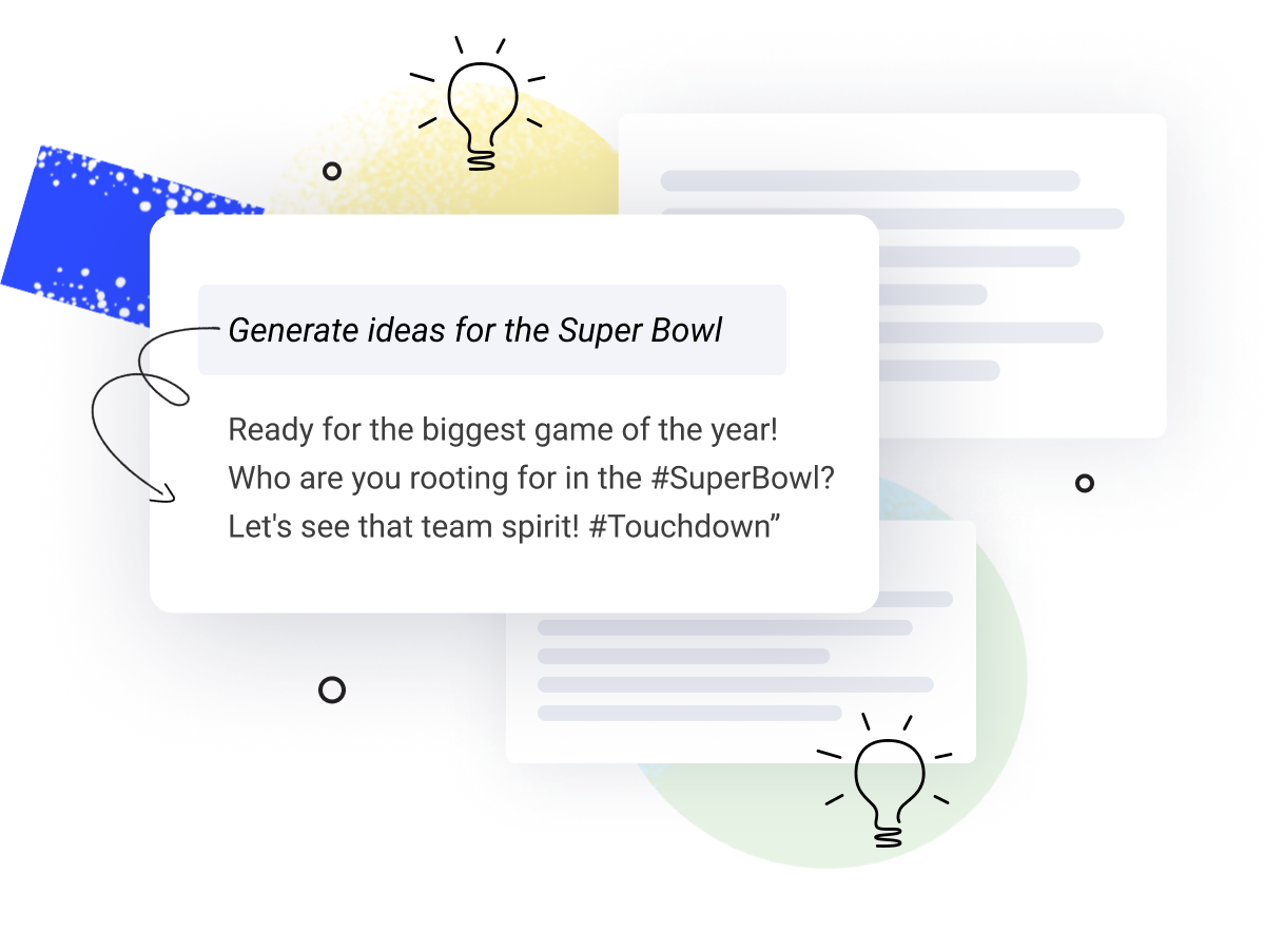 Buffer's AI Assistant generating ideas