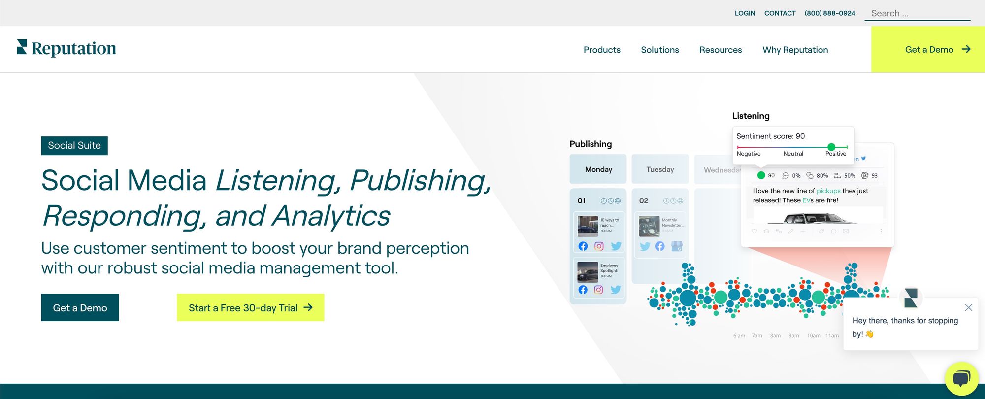 Reputation social monitoring