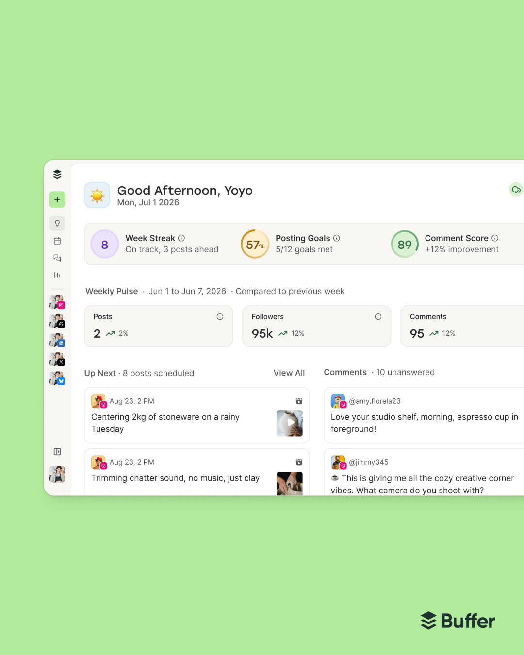 Buffer now has a new homepage